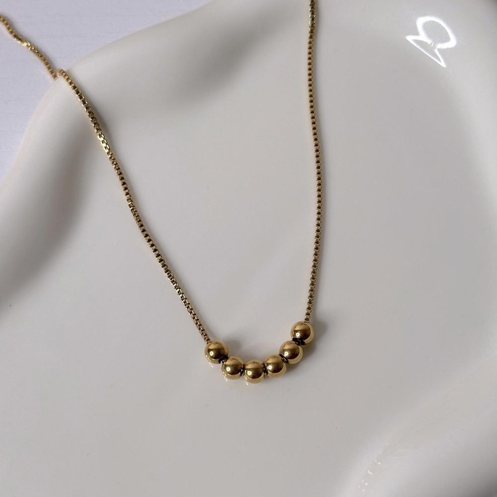 18KGP Bubble Necklace